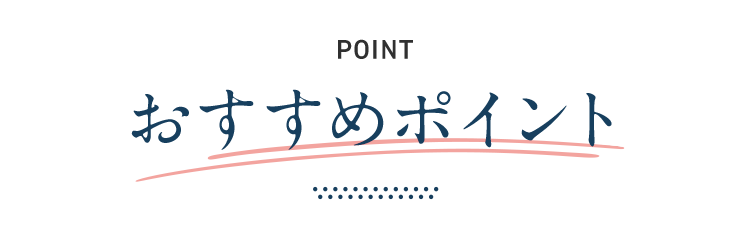 おすすめポイント